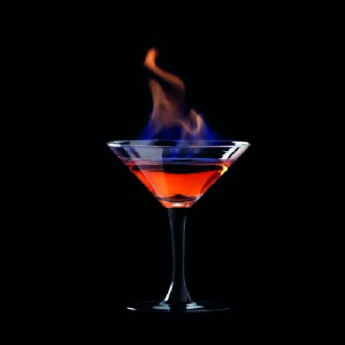 Flaming Lamborghini cocktail
